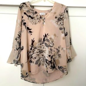 Calvin Klein floral blouse